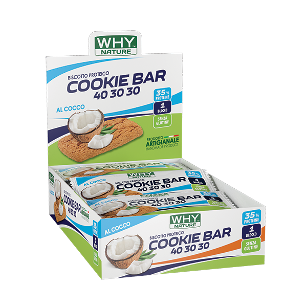 Why Nature Cookie BAR Box 15pz X 30GR cocco