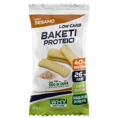 LOW CARB BAKETI PROTEICI 30g Why Nature
