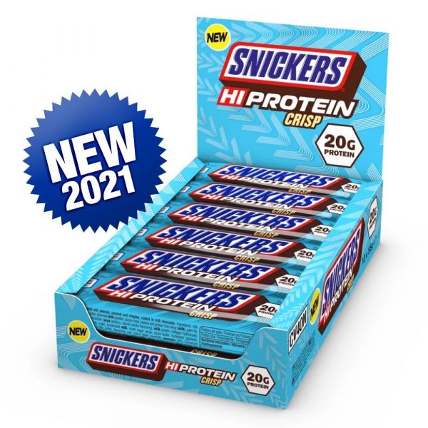 SNICKERS CRISP PROTEIN 12x55g Barretta Proteica