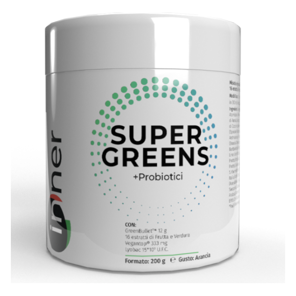 INNER SUPER GREENS + PROBIOTICI (200g)